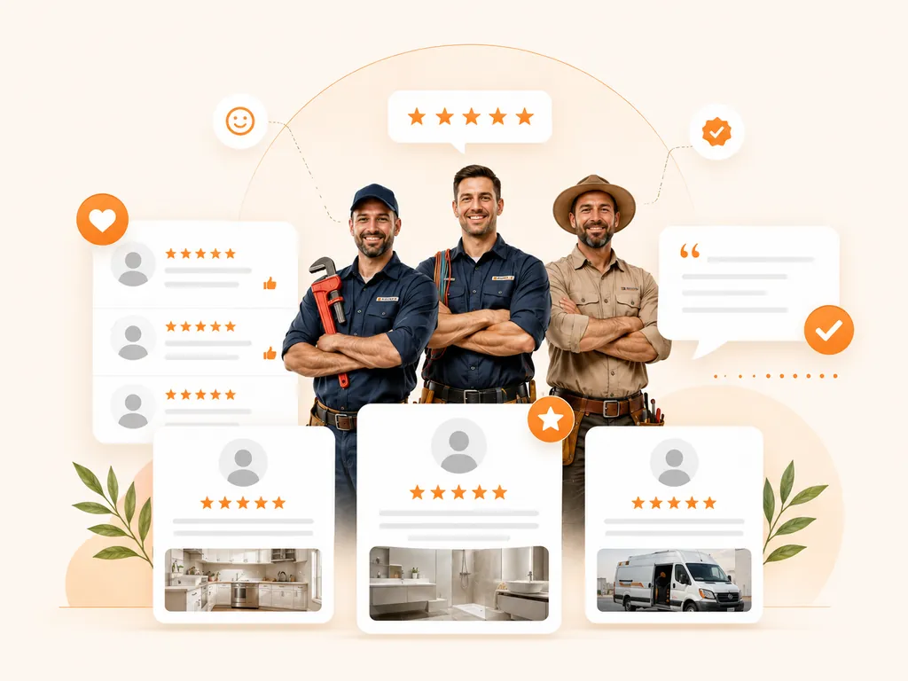 Local SEO for tradies explained with map search,